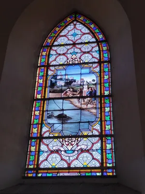 Baie 15 : Préservation de la variole par l'intercession de Saint-Sébastien en 1882