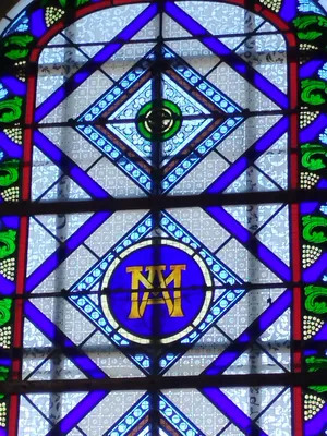 Vitrail Baie 4 dans l'Église Notre-Dame à Querqueville