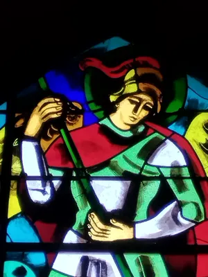 Vitrail Baie 00 dans l'Église Notre-Dame à Querqueville