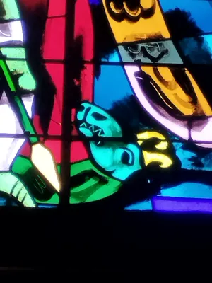 Vitrail Baie 00 dans l'Église Notre-Dame à Querqueville