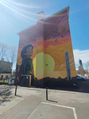 Œuvre de Blesea à Saint-Lô