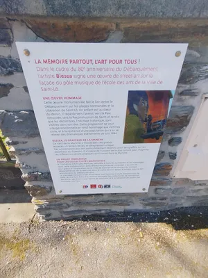 Œuvre de Blesea à Saint-Lô