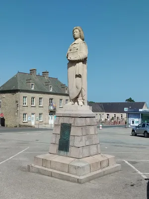 Statue Charles François Castel à Saint-Pierre-Église