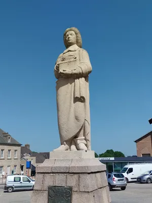 Statue Charles François Castel à Saint-Pierre-Église