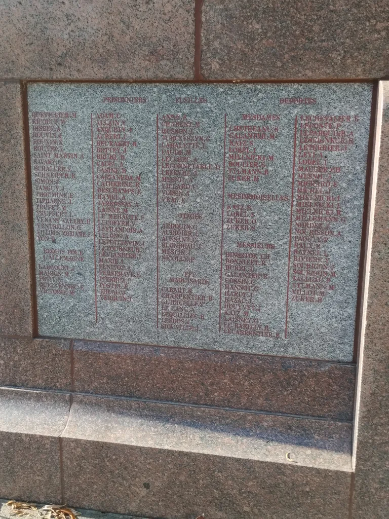 Monument aux Morts de l'avenue de Paris à Cherbourg-Octeville