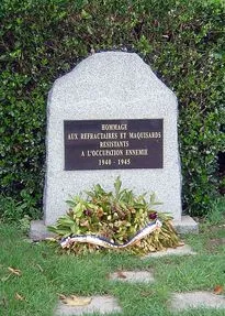 Stèle en Hommage aux Réfractaires et Maquisards Résistants de Granville