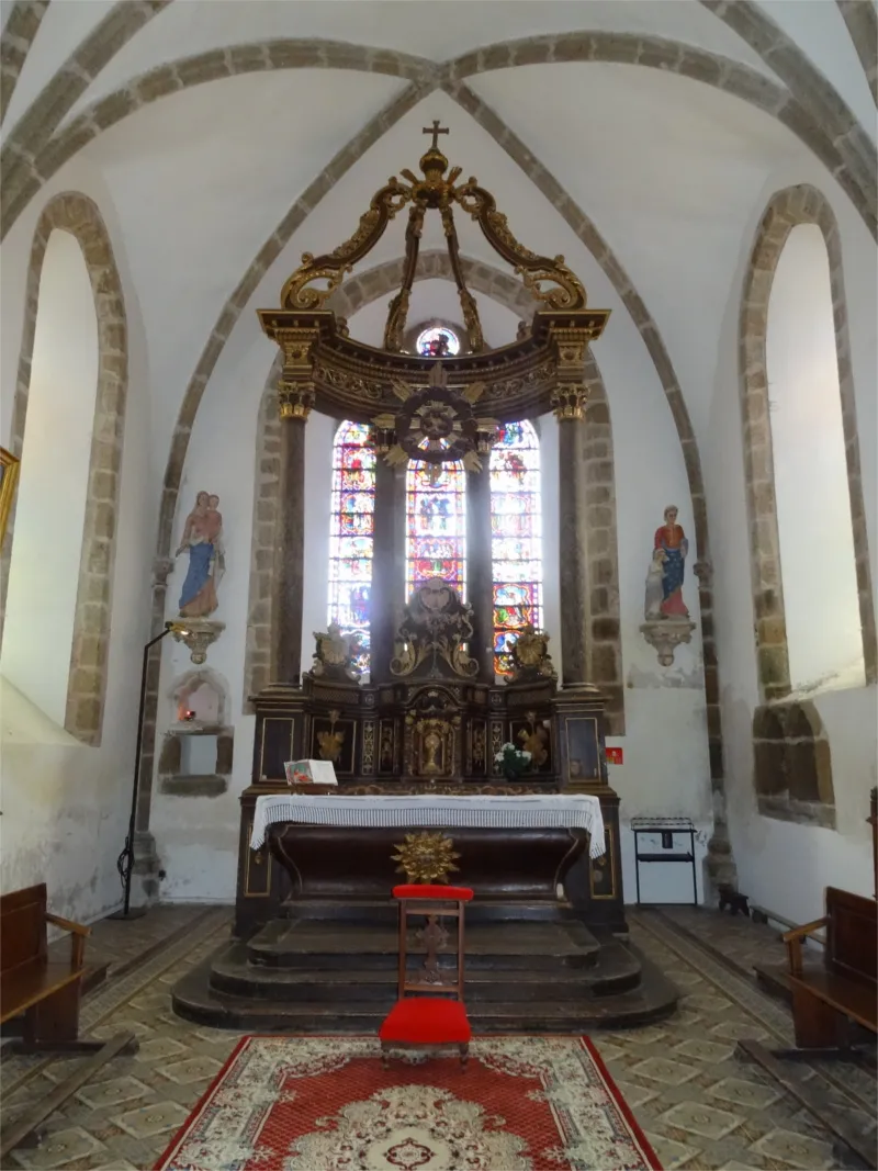 Maître-autel, tabernacle, exposition, ciborium