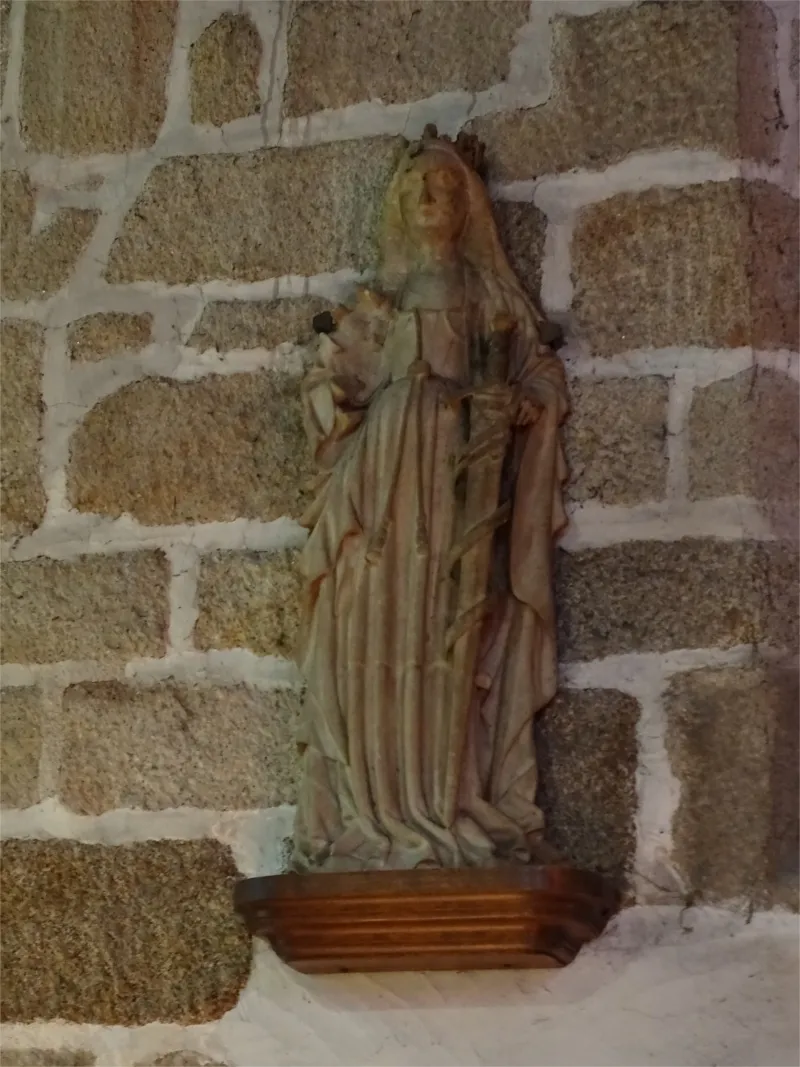 Sainte-Catherine d'Alexandrie dans l'Église Saint-Pierre du Mont-Saint-Michel