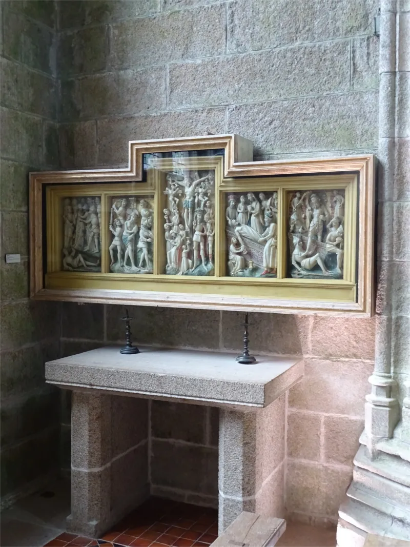 Retable de l'Abbaye de La Lucerne-d'Outremer dans l'Abbaye du Mont-Saint-Michel
