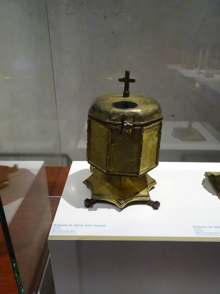 Reliquaire du chef de Sainte-Suzanne dans la Basilique Saint-Gervais d'Avranches