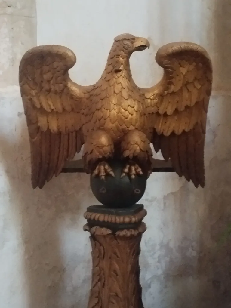 Aigle-lutrin de l'Église Notre-Dame à Turqueville