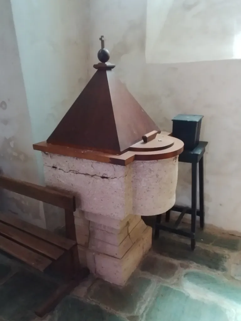 Fonts baptismaux de l'Église Notre-Dame à Digosville