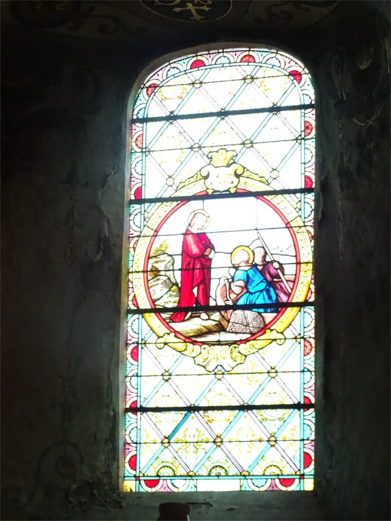 Vitrail Baie H dans l'Église Saint-Pierre de Saint-Pierre-Église