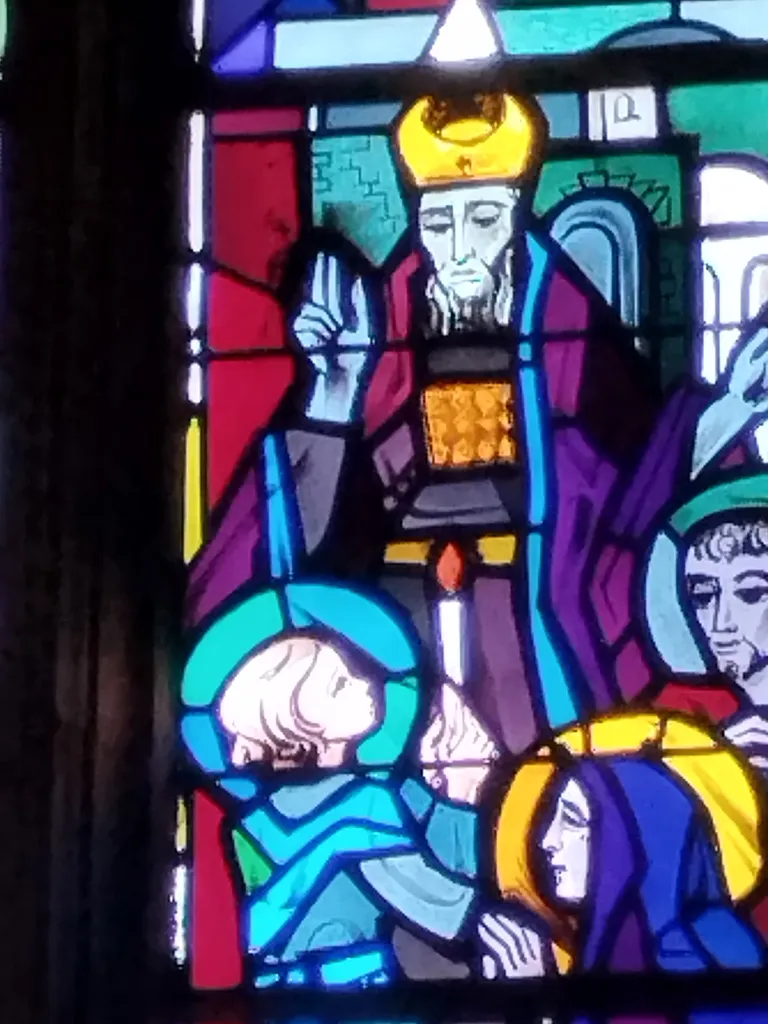 Vitrail Baie 7 de la Basilique Sainte-Trinité de Cherbourg