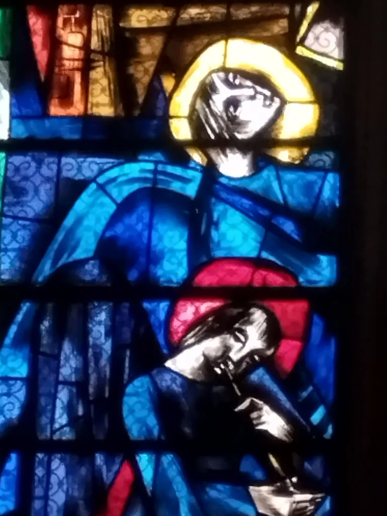 Vitrail Baie 8 de la Basilique Sainte-Trinité de Cherbourg