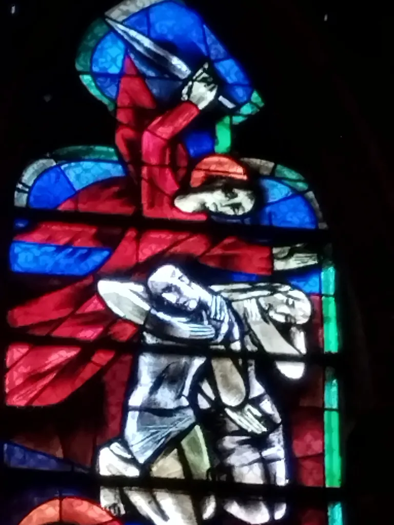 Vitrail Baie 8 de la Basilique Sainte-Trinité de Cherbourg