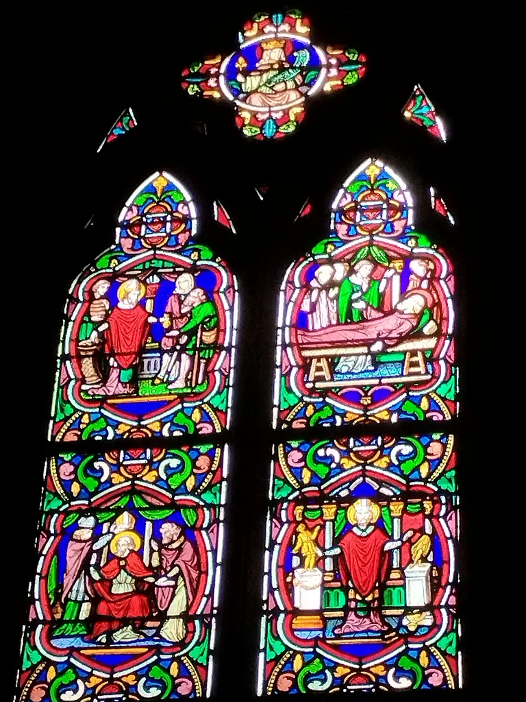 Vitrail Baie 9 : Saint-Sever dans la Chapelle de la Bucaille à Cherbourg