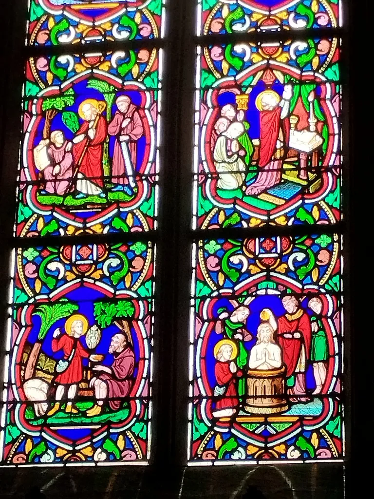 Vitrail Baie 9 : Saint-Sever dans la Chapelle de la Bucaille à Cherbourg
