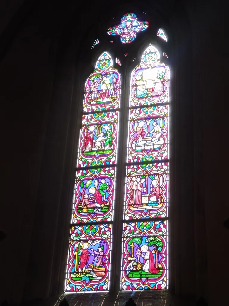 Vitrail Baie 11 : Saint-Clair dans la Chapelle de la Bucaille à Cherbourg