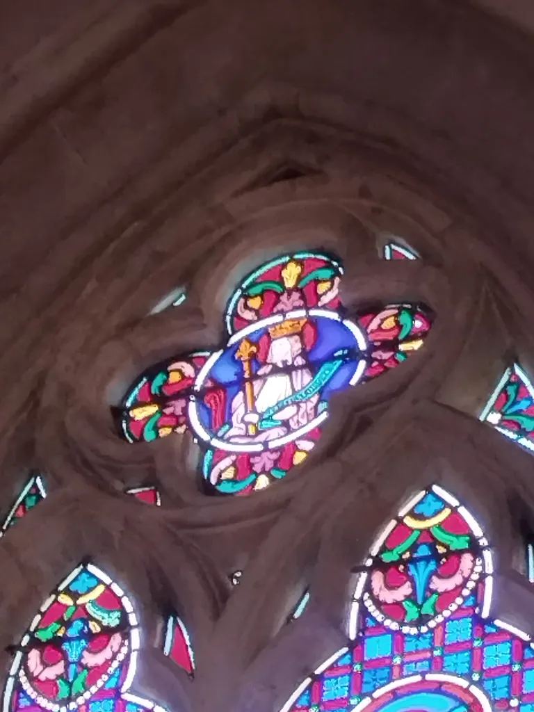 Vitrail 4 : Vie de la Vierge dans la Chapelle de la Bucaille à Cherbourg