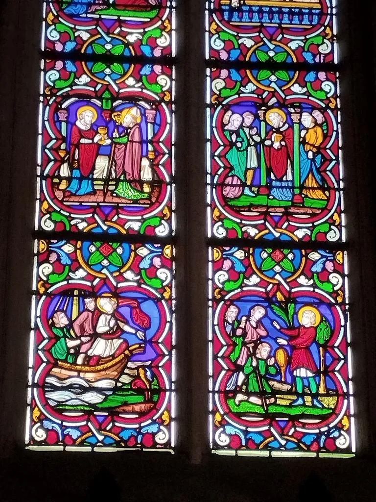 Vitrail 12 : Saint-Bohaire dans la Chapelle de la Bucaille à Cherbourg