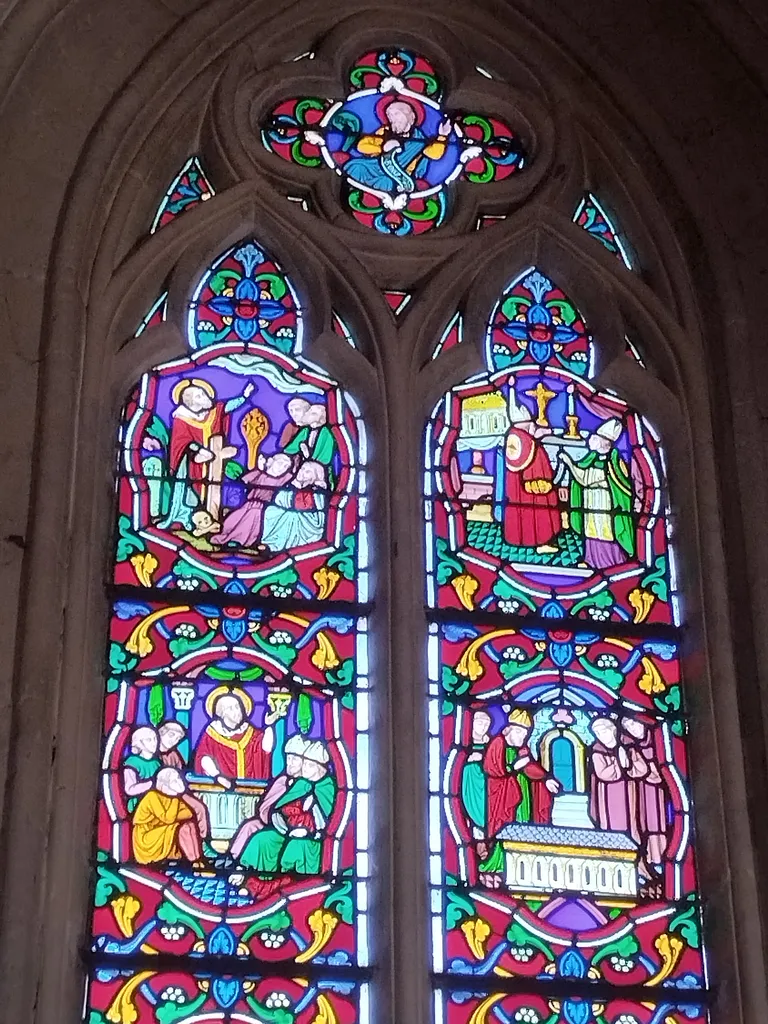 Vitrail 14 : Bienheureux Thomas-Helye dans la Chapelle de la Bucaille à Cherbourg
