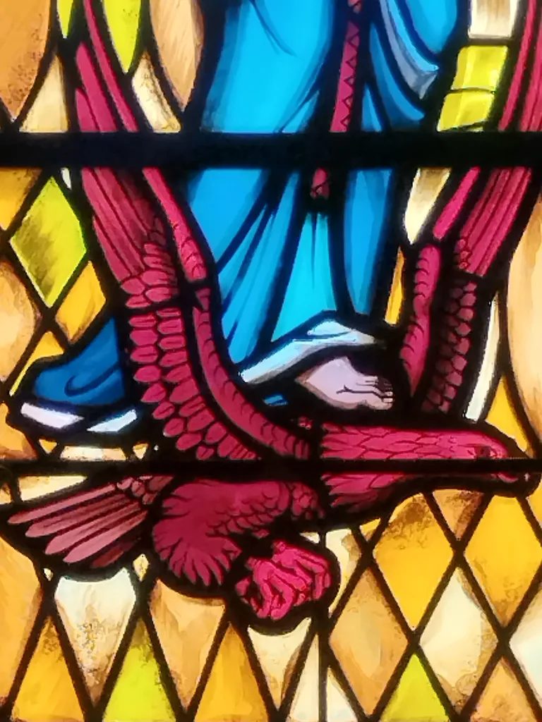 Vitrail Baie 10 dans l'Église Notre-Dame à Digosville