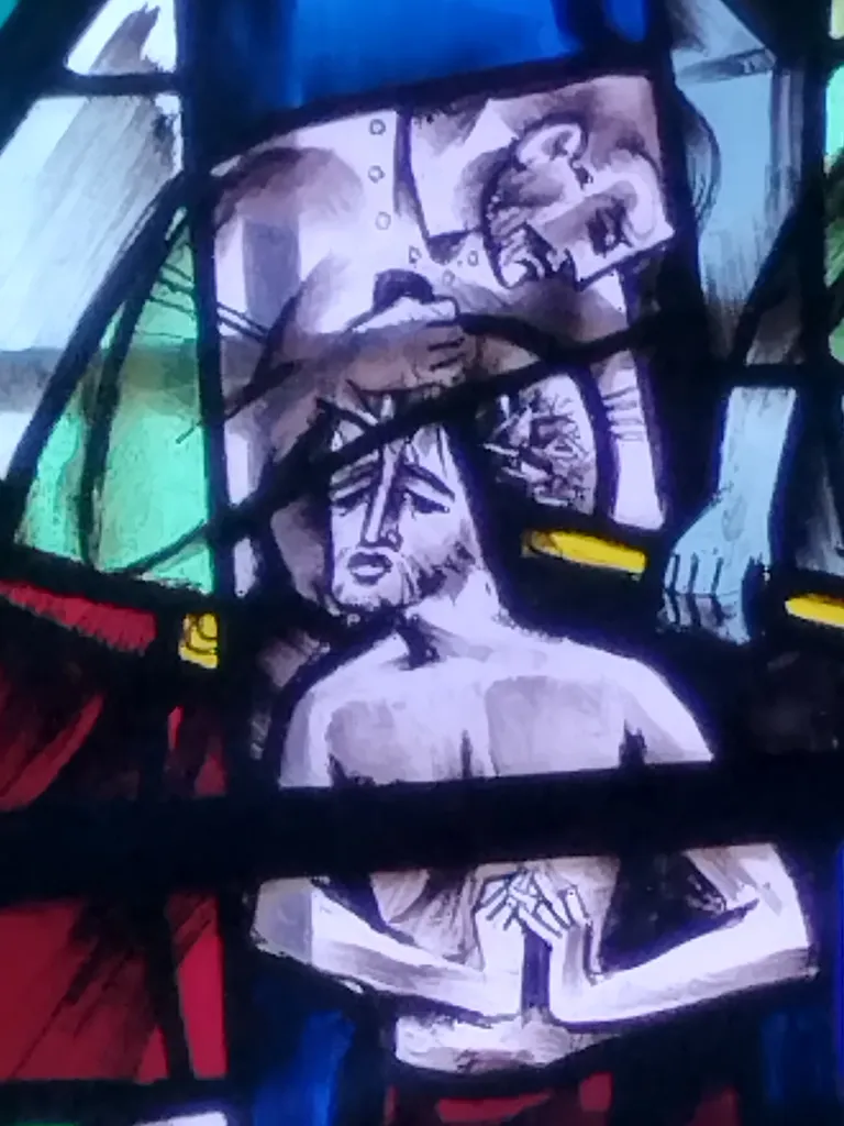 Vitrail Baie 13 dans l'Église Notre-Dame à Digosville