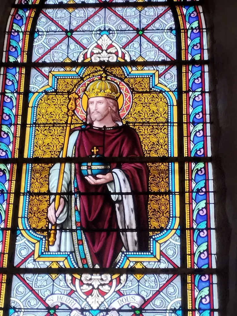 Vitrail Baie 10 : Saint-Henri dans l'Église Notre-Dame à Querqueville