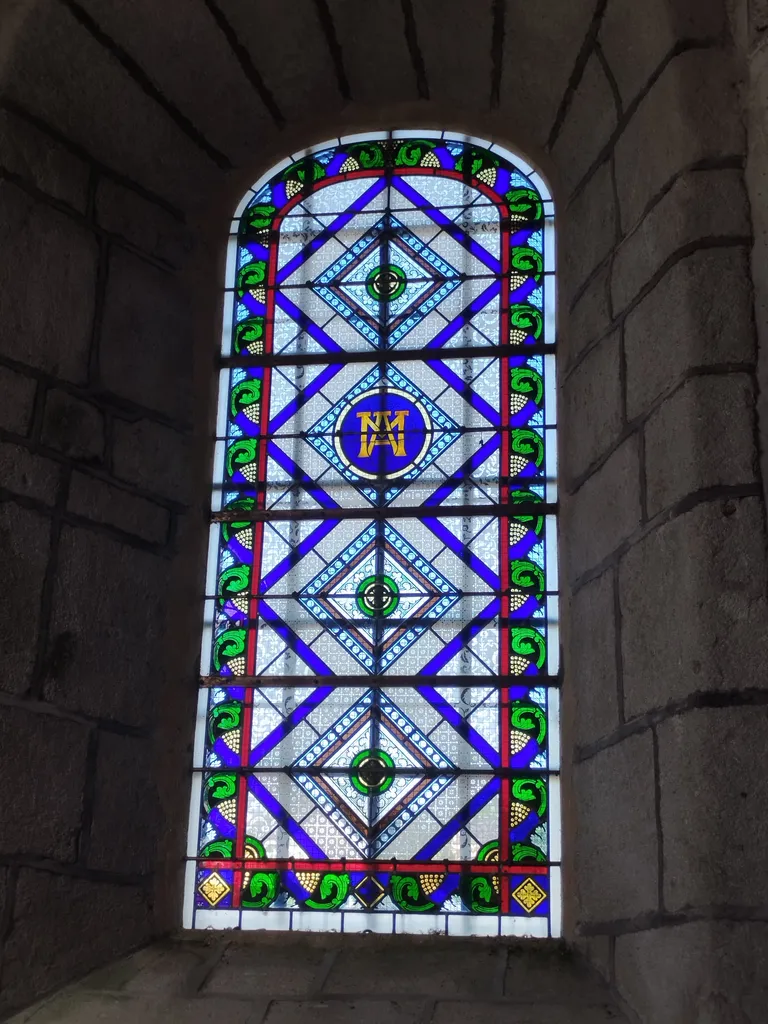 Vitrail Baie 4 dans l'Église Notre-Dame à Querqueville