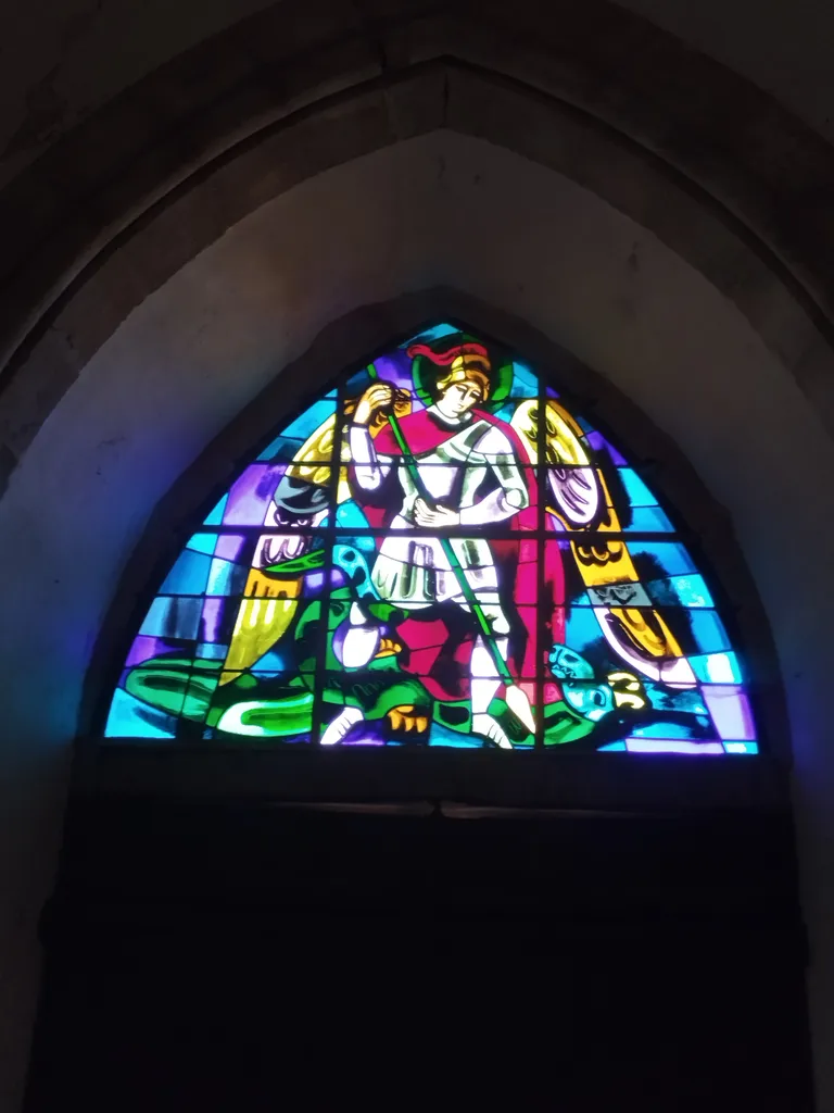 Vitrail Baie 00 dans l'Église Notre-Dame à Querqueville