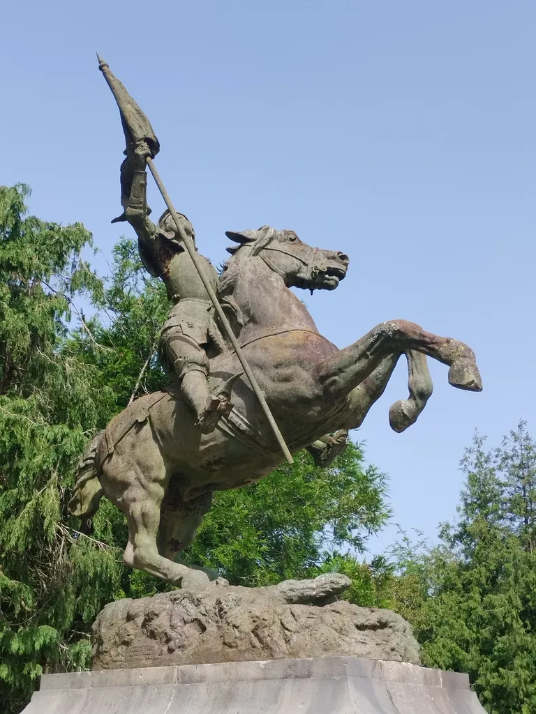 Statue de Jeanne d'Arc à Montebourg
