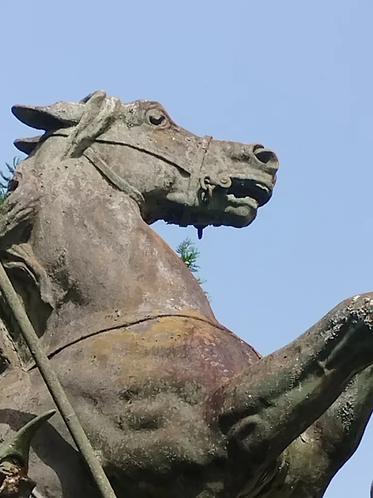 Statue de Jeanne d'Arc à Montebourg